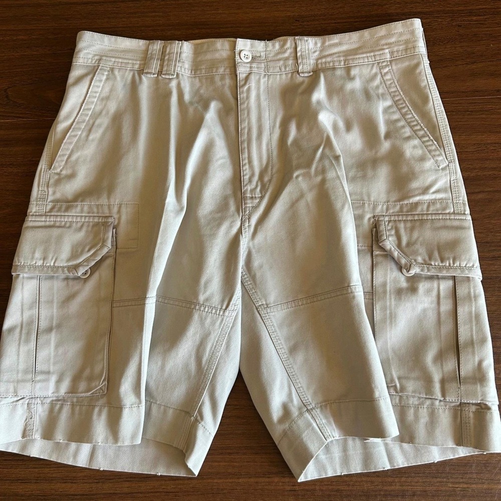 Polo Ralph Lauren Cargo Shorts Mens 38 Tan Classic Chino Cotton Gorpcore Preppy